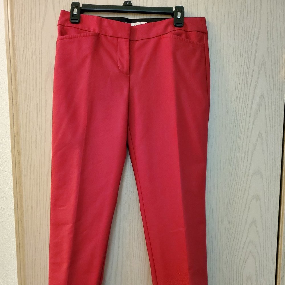 Ann Taylor Loft Fuchsia Pink Marisa Pants Size 4